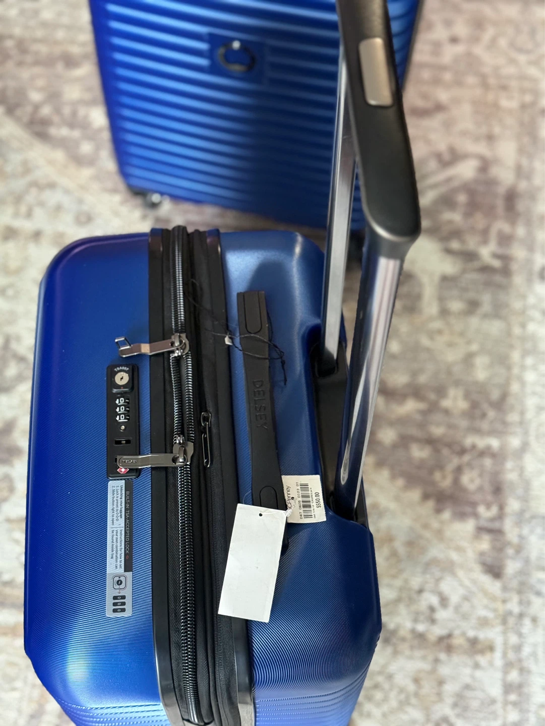 Delsey Paris Cruise 3.0 Medium Blue Expandable Spinner Luggage - photo 4