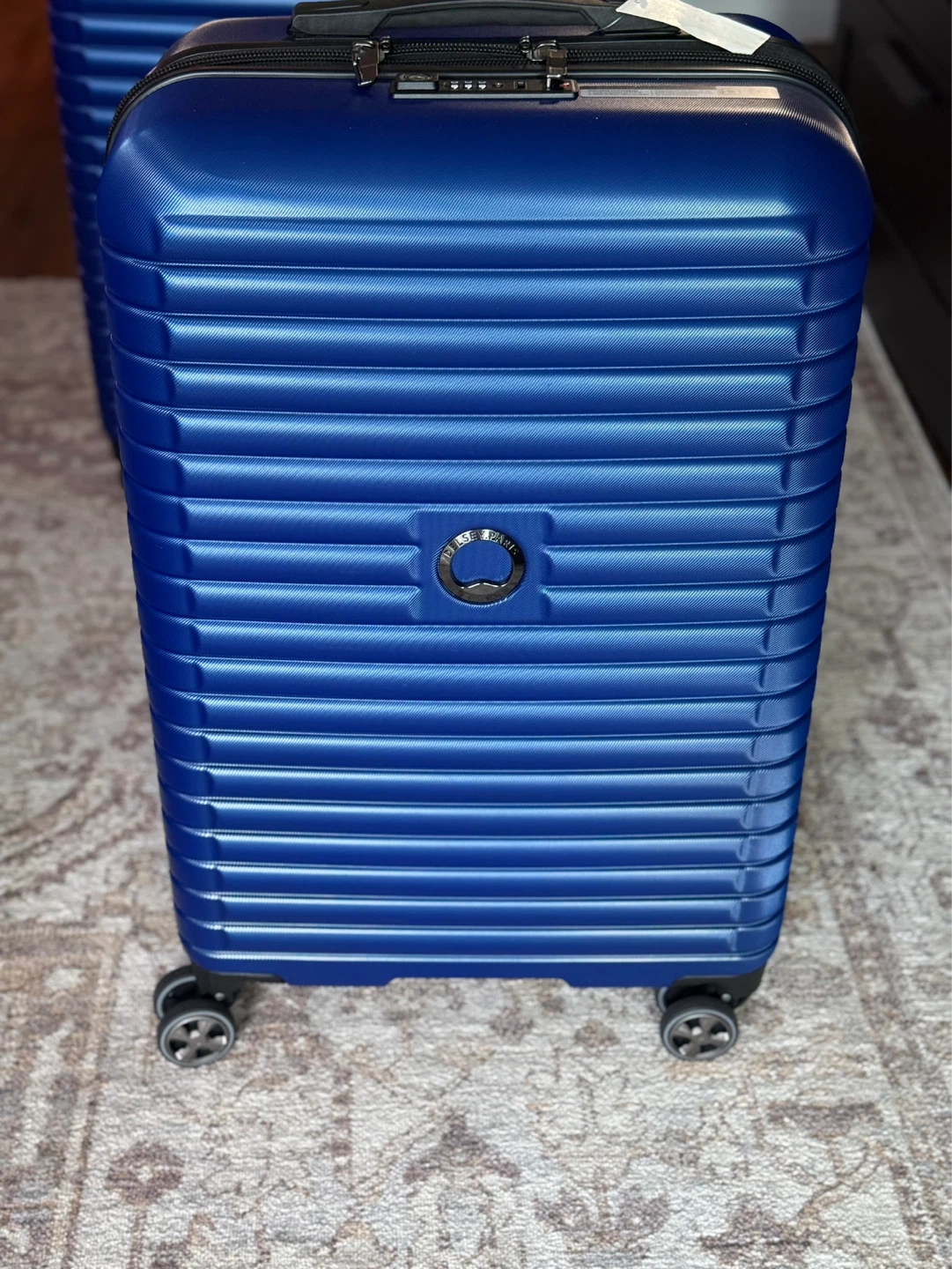 Delsey Paris Cruise 3.0 Medium Blue Expandable Spinner Luggage
