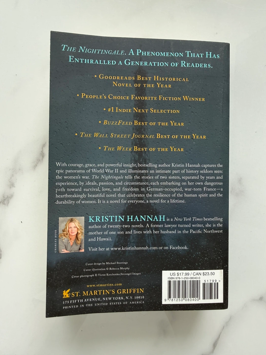 The Nightingale by Kristin Hannah Novel /book - photo 2