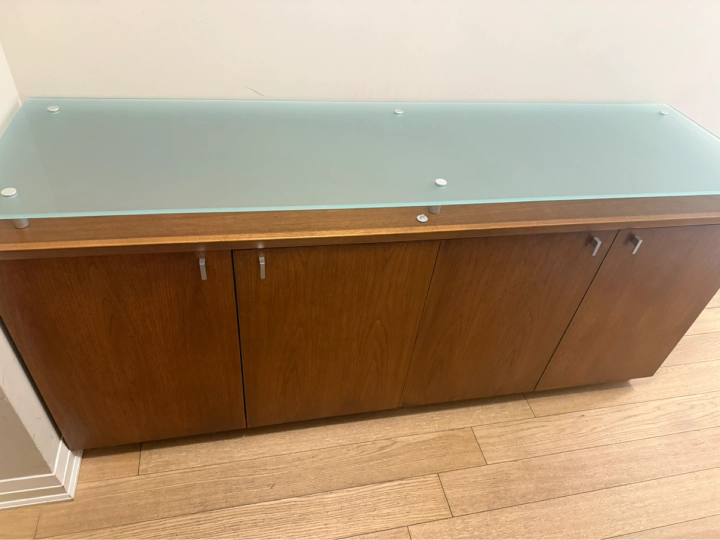 Wood and Glass Cabinet - photo 3