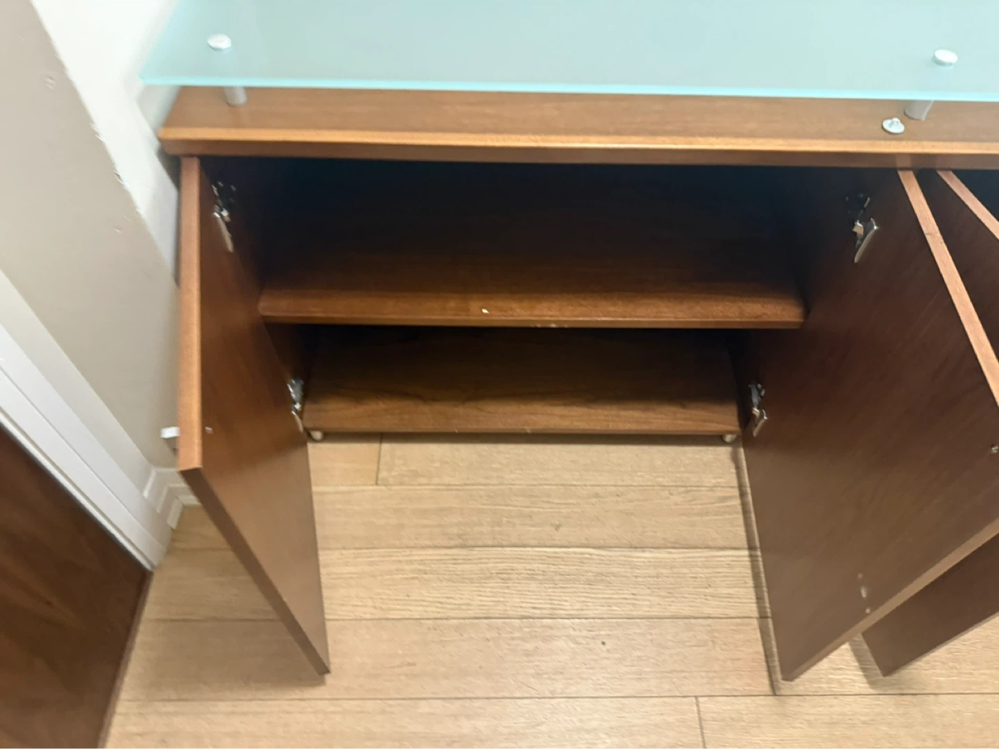 Wood and Glass Cabinet - photo 2