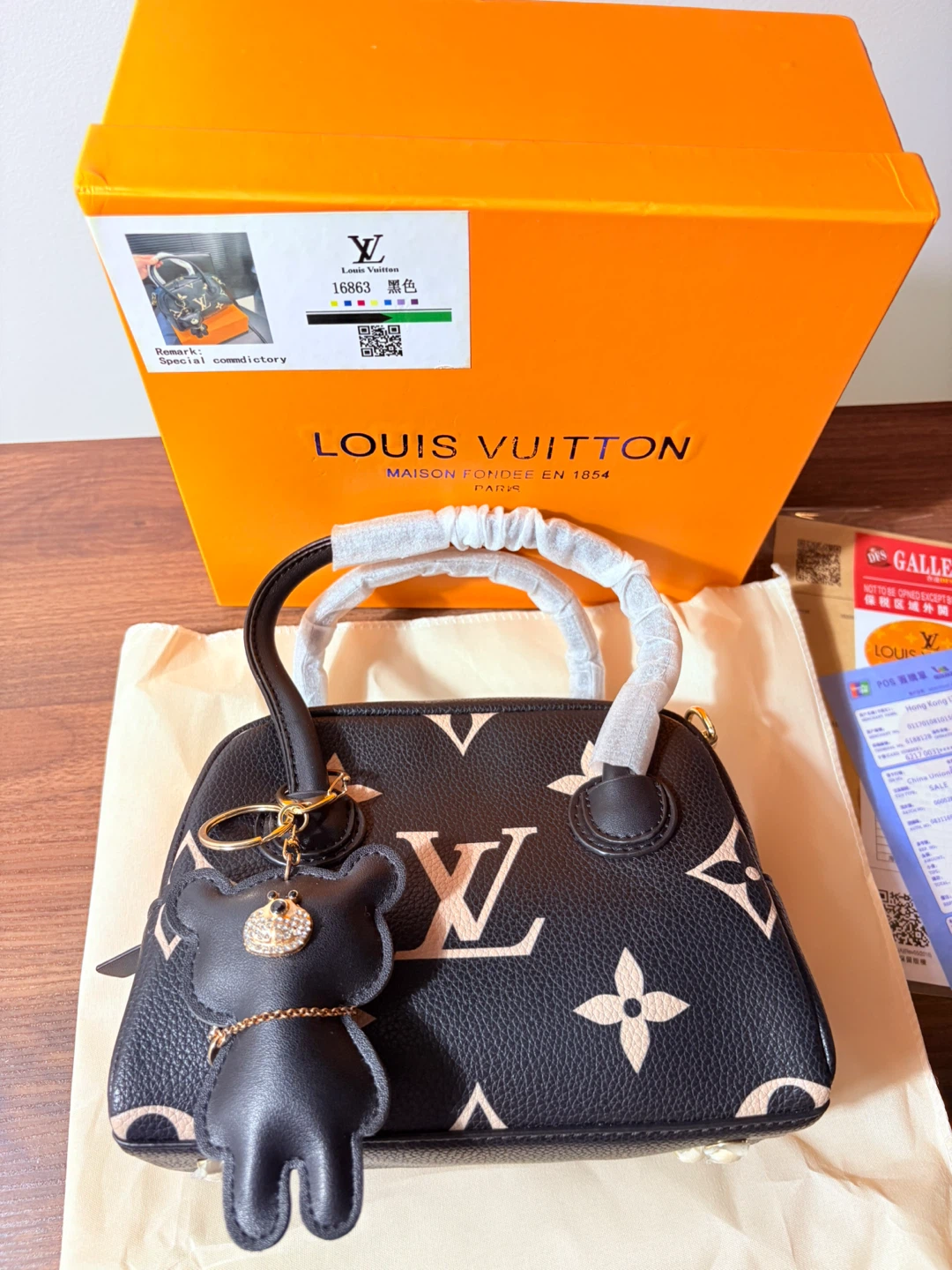 Purse 👛 with Monogram Canvas Speedy Nano Black - photo 2