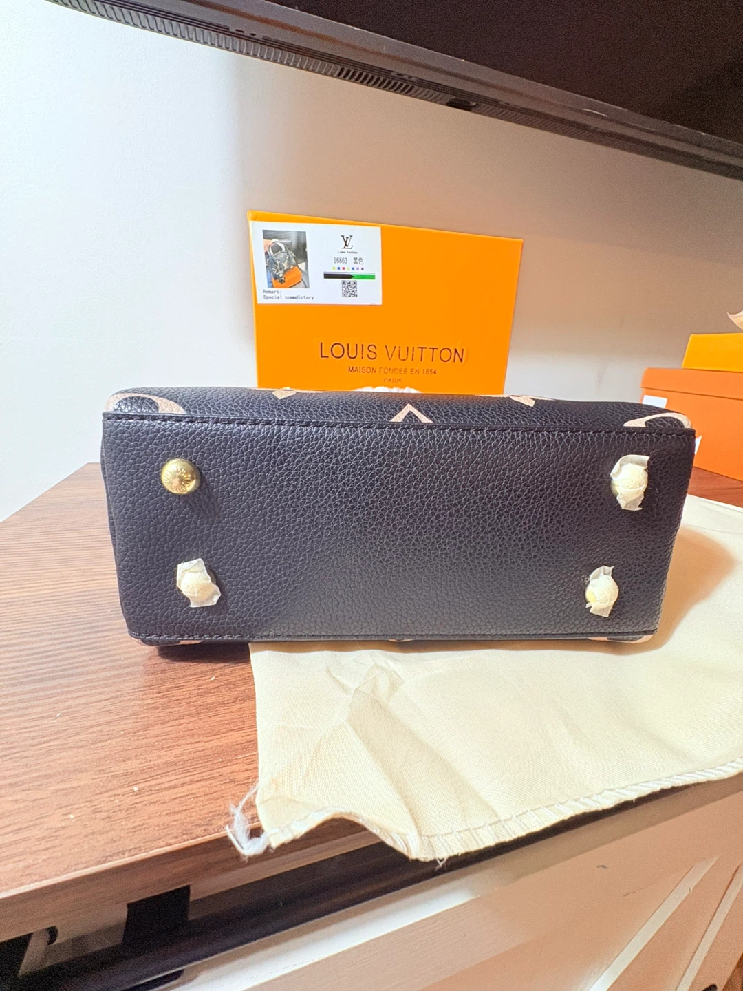 Purse 👛 with Monogram Canvas Speedy Nano Black - photo 4
