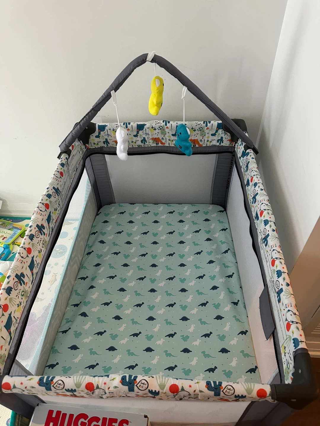 LIVINGBasics Portable Baby Playard and Changing Table