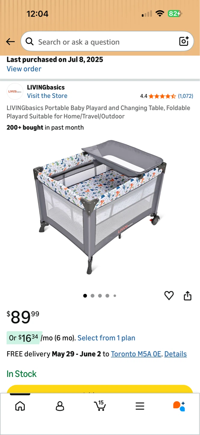 LIVINGBasics Portable Baby Playard and Changing Table - photo 5