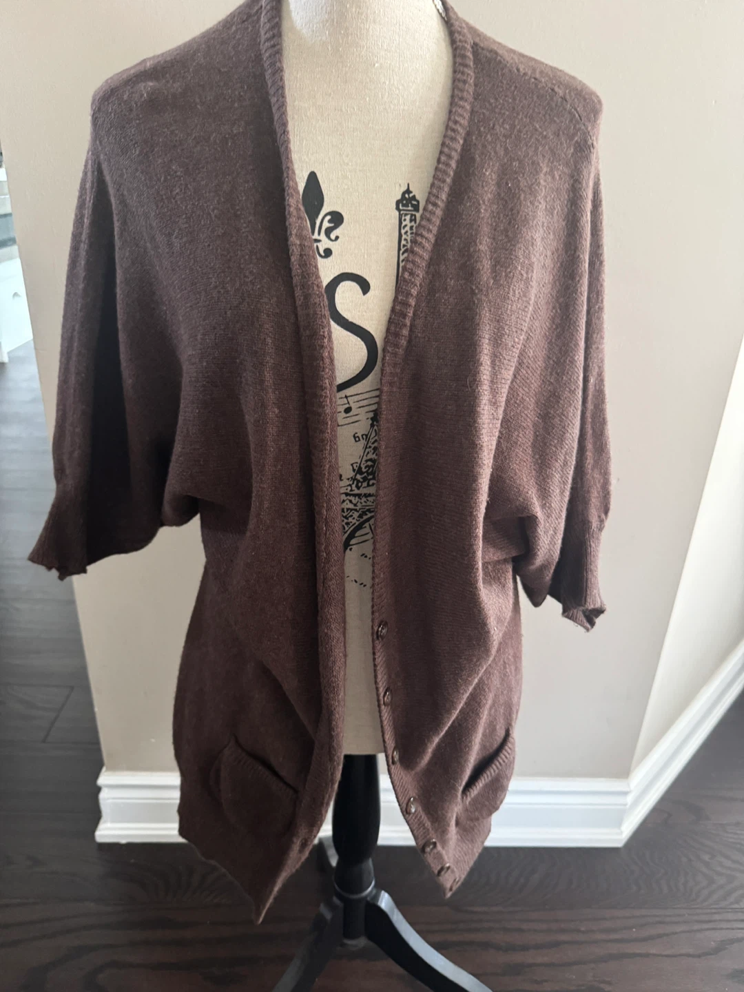 KENAR Brown Cardigan XL/TG