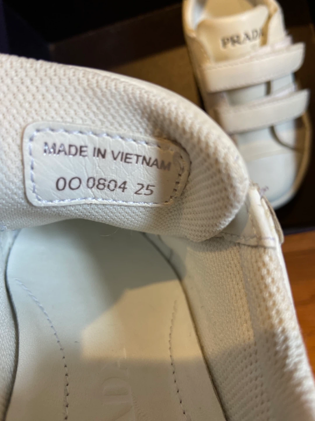 Prada Baby Shoes - White/Blue - Size 25 - photo 4