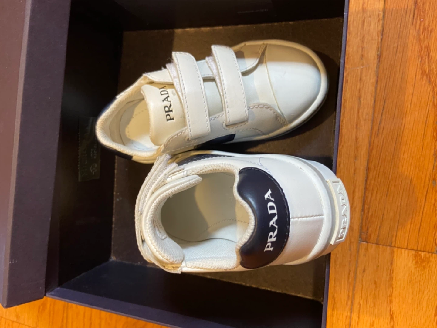 Prada Baby Shoes - White/Blue - Size 25 - photo 2