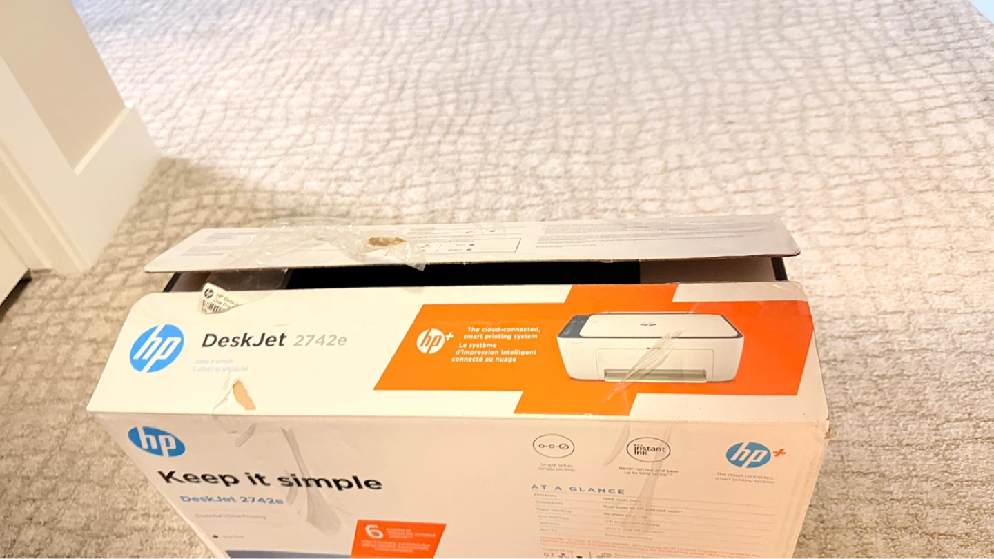 HP DeskJet 2742e All-in-One Printer - photo 2