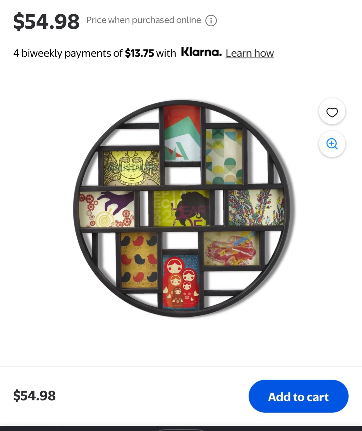 Round Multi-Photo Frame - photo 3