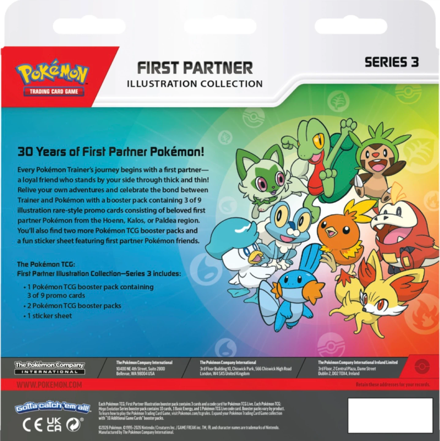 Pokémon First Partner Illustration Collection - Series 3 - photo 2