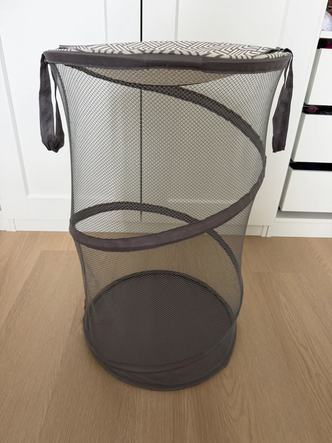 Collapsible Mesh Laundry Hamper - 75L - photo 2