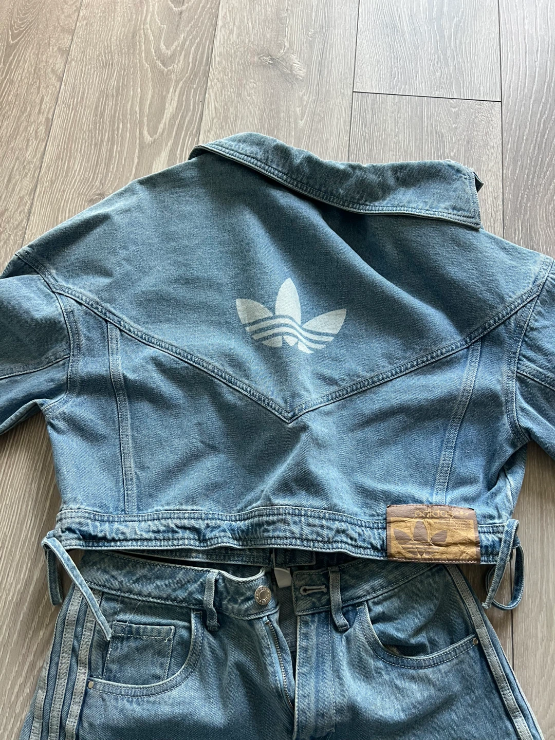 VINTAGE Adidas Denim Jacket and Jeans Set - photo 2