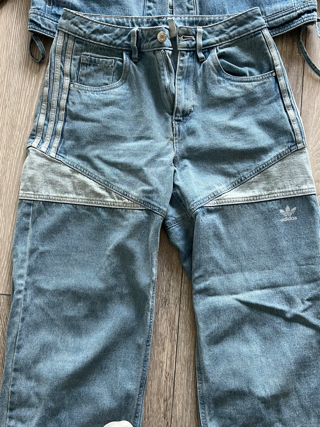 VINTAGE Adidas Denim Jacket and Jeans Set - photo 3