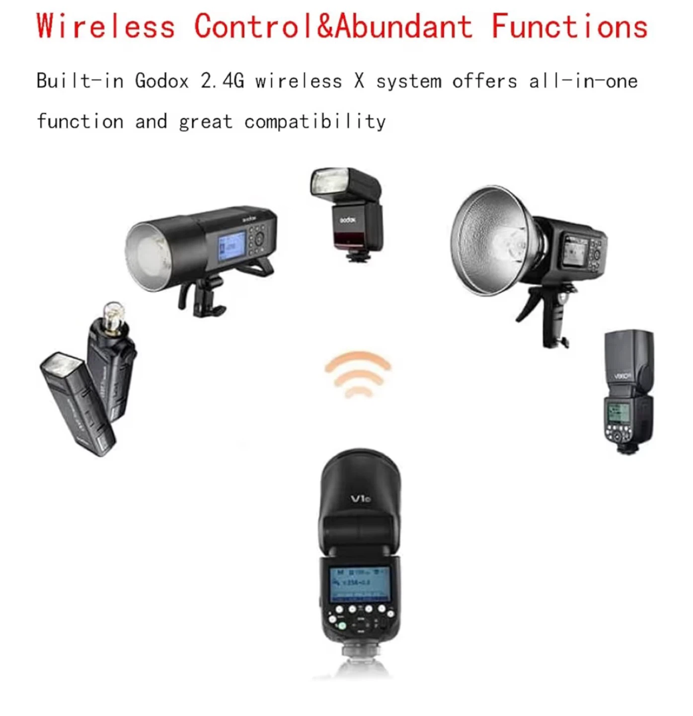 Godox V1C TTL Li-ion Round Head Camera Flash for Canon - photo 5