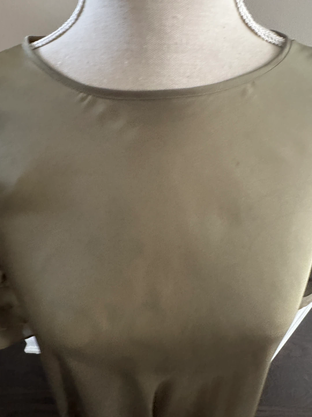 Olive Green Ruffle Sleeve Dress - photo 2
