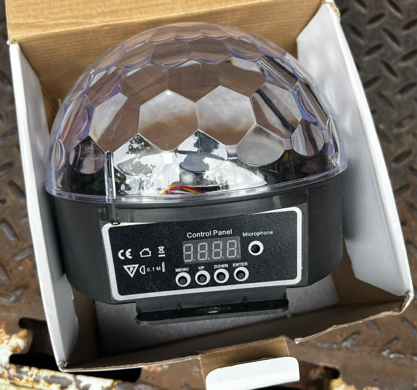 DJ Disco Ball Light with Microphone Input