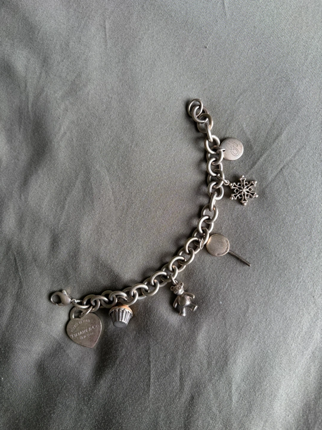 Tiffany & Co. Sterling Silver Charm Bracelet