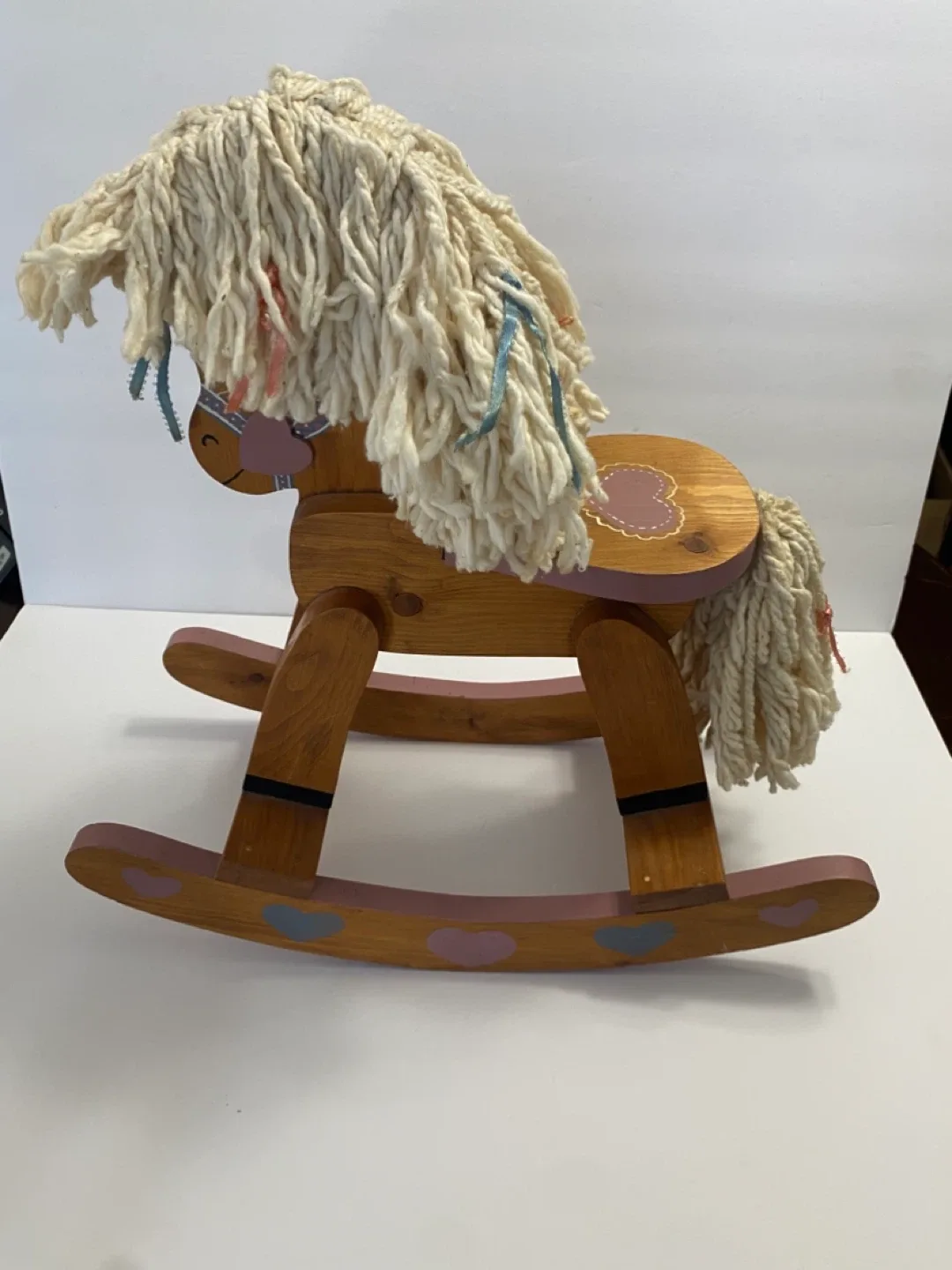 Wooden Rocking Horse 18inches tall