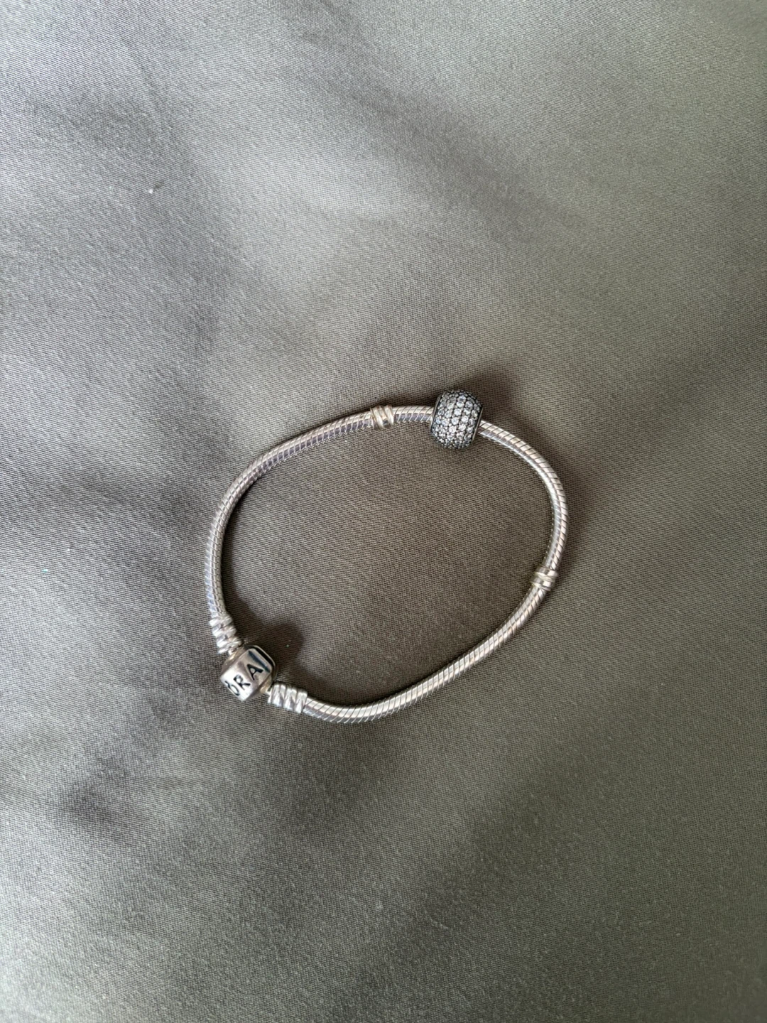 Pandora Sterling Silver Bracelet with Charm