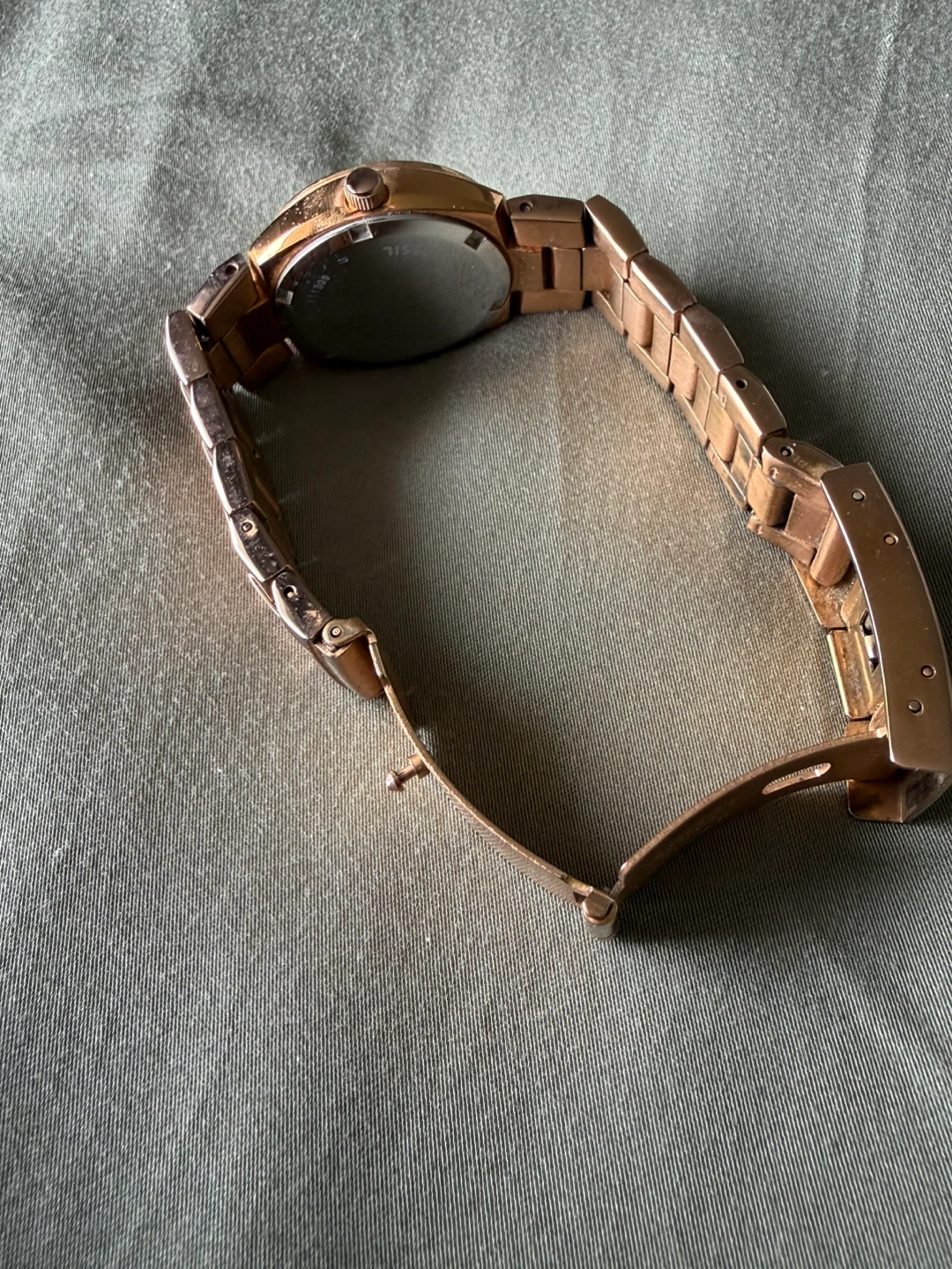 Fossil Rose Gold Tone Watch - photo 3