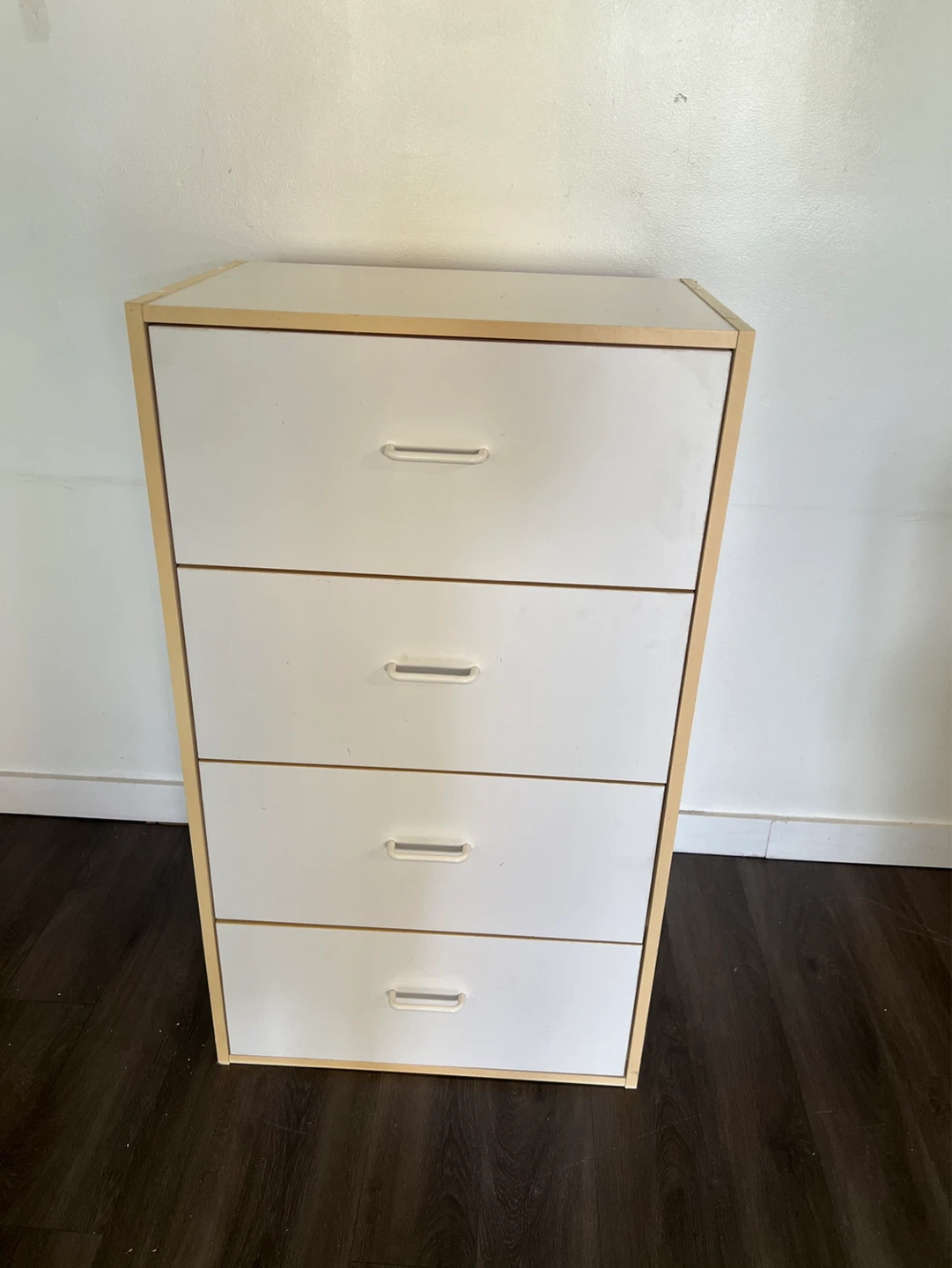 White 4-Drawer Chest