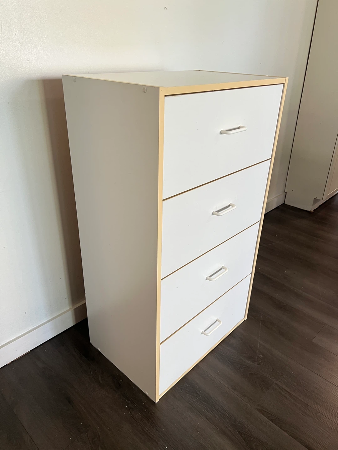 White 4-Drawer Chest - photo 2
