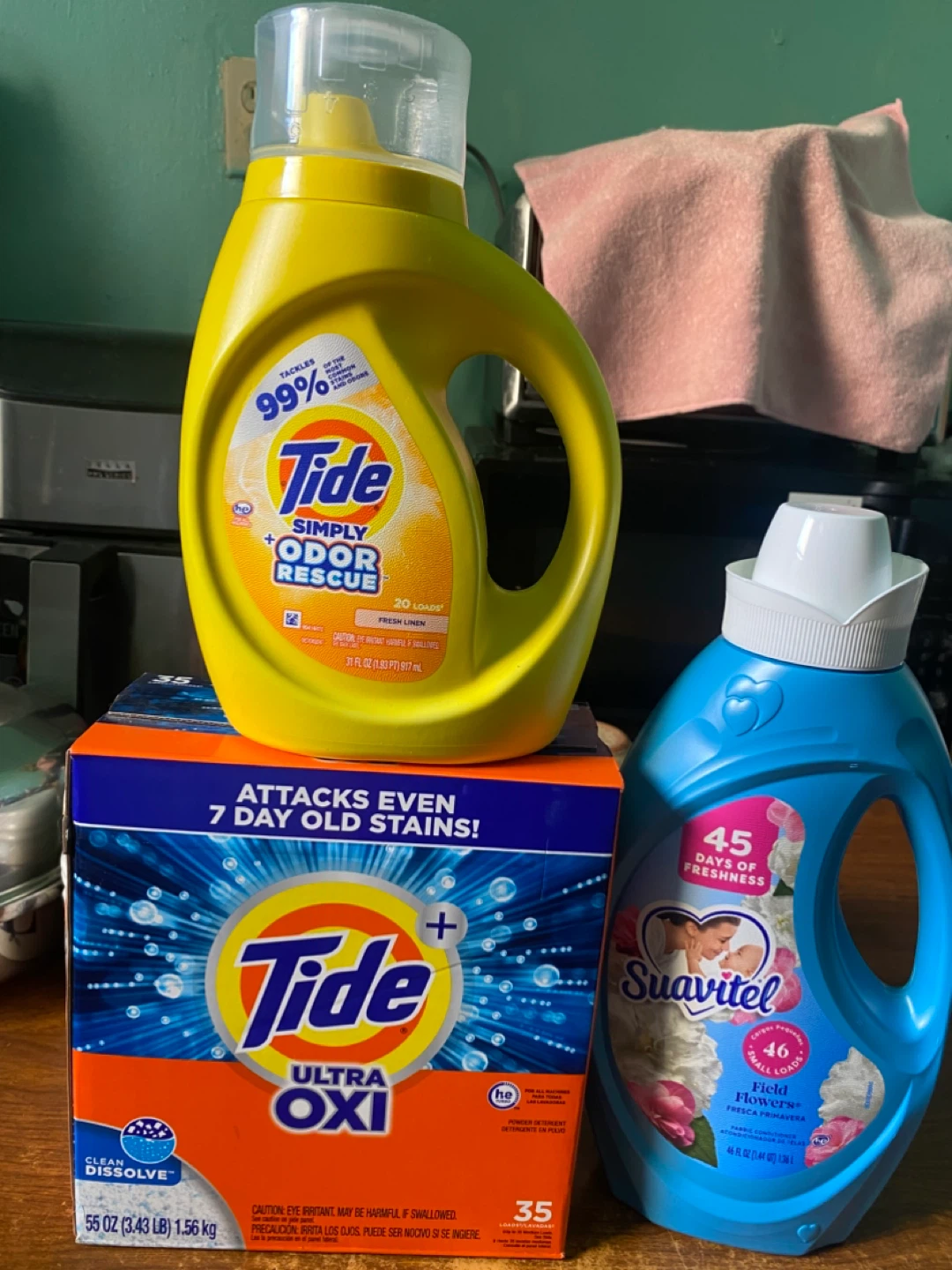 Tide detergents & Suavitel bundle