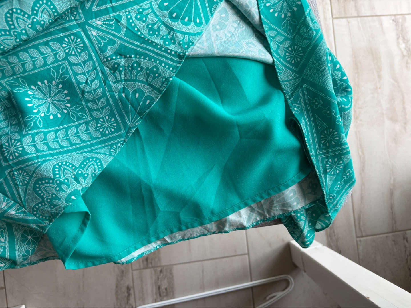 Hatley Turquoise Patterned Sleeveless Dress - XL/TG - photo 4