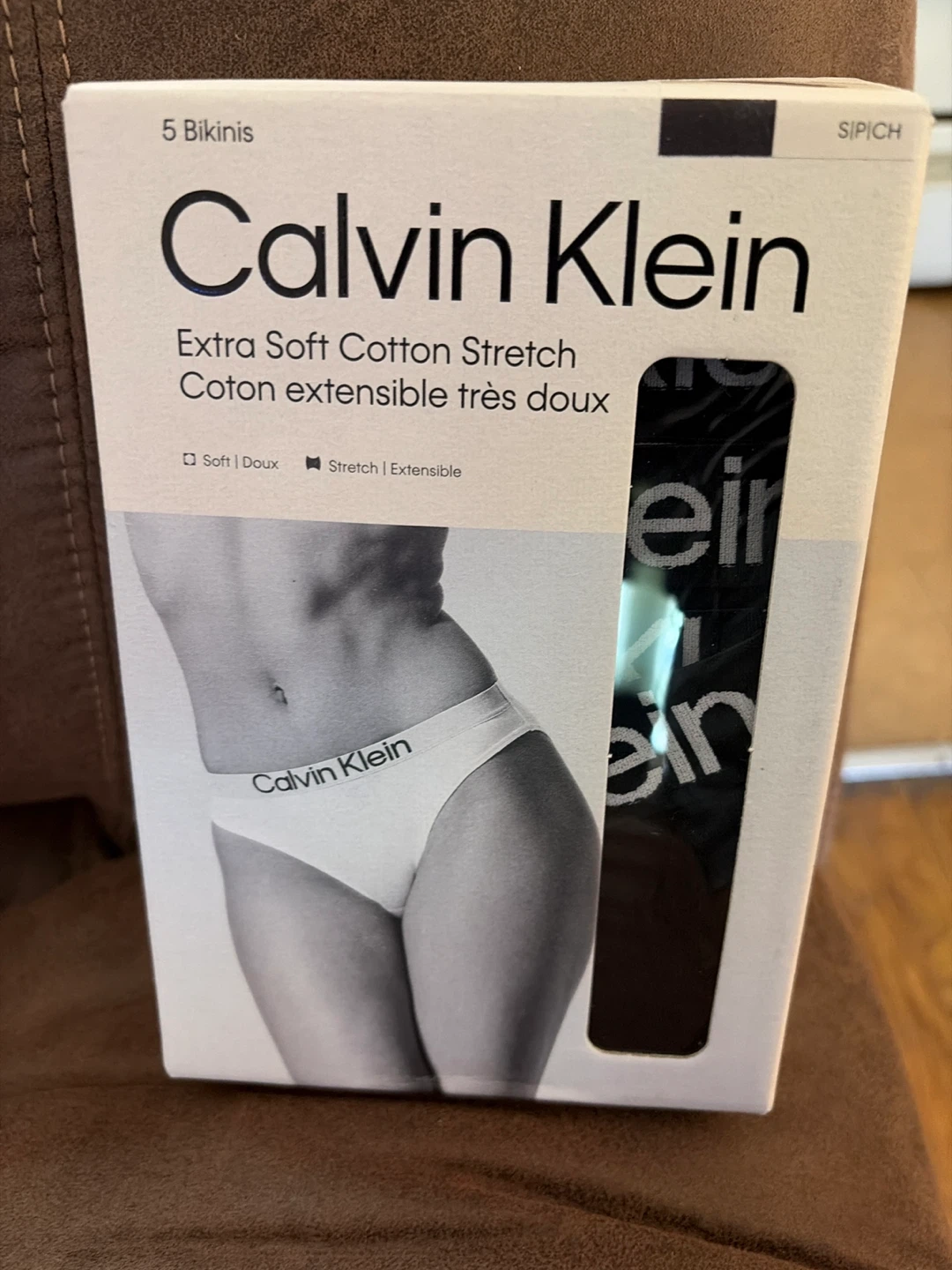 Calvin Klein Extra Soft Cotton Stretch Bikini Underwear (5 Pack)