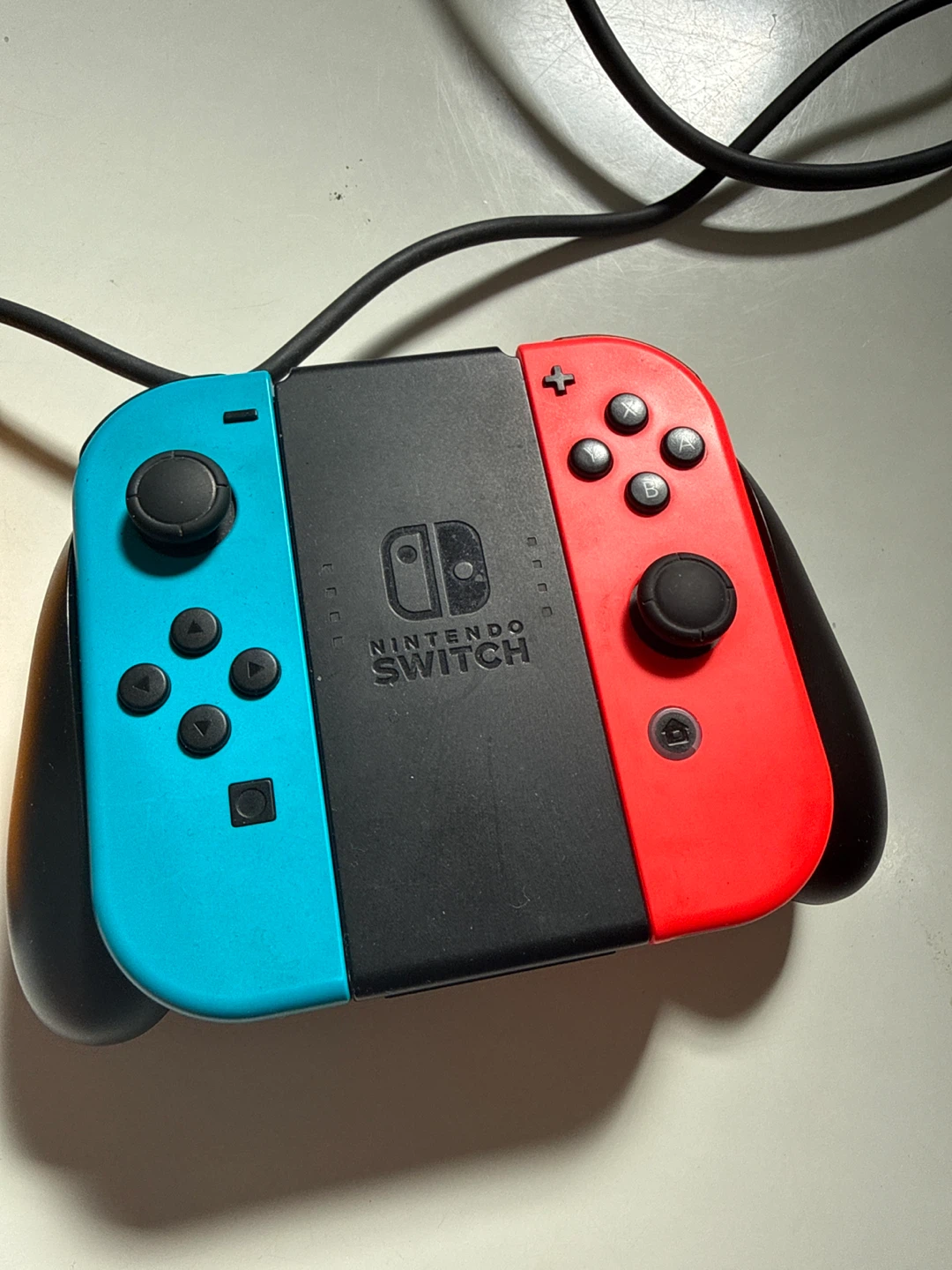 Nintendo Switch Console with Neon Red and Blue Joy-Cons - photo 3