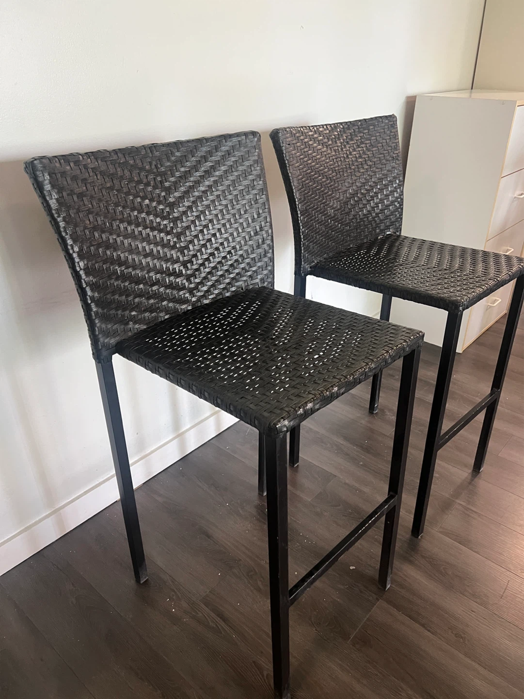 Wicker Bar Stools - Set of 2 - photo 3