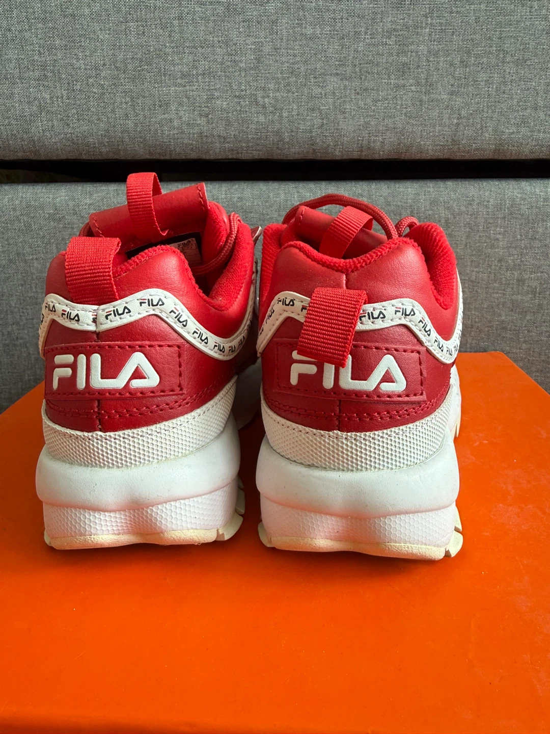 Fila Disruptor II Red Sneakers size 5 - photo 3