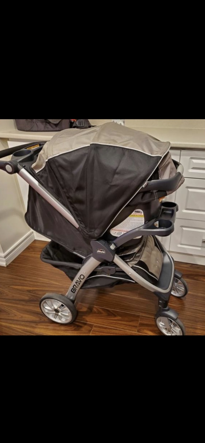 Chicco Bravo Travel System with KeyFit 30 Car Seat - photo 3
