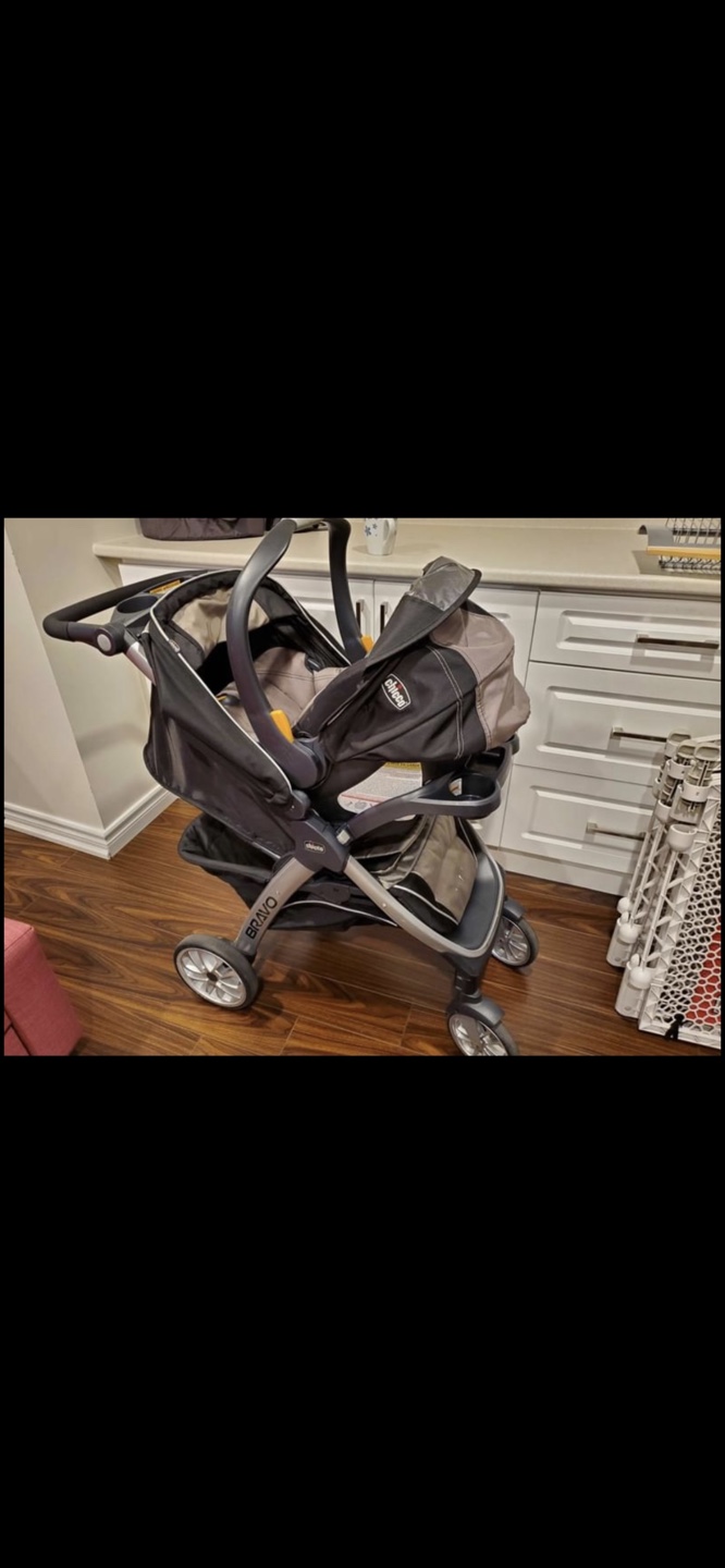 Chicco Bravo Travel System with KeyFit 30 Car Seat - photo 2