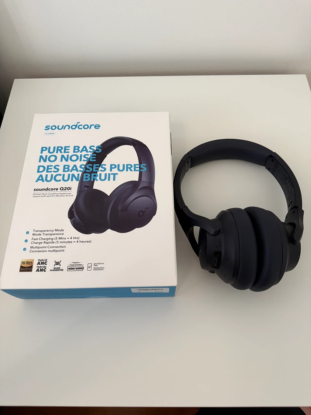 Headphones Soundcore by Anker Q20i (Blue)