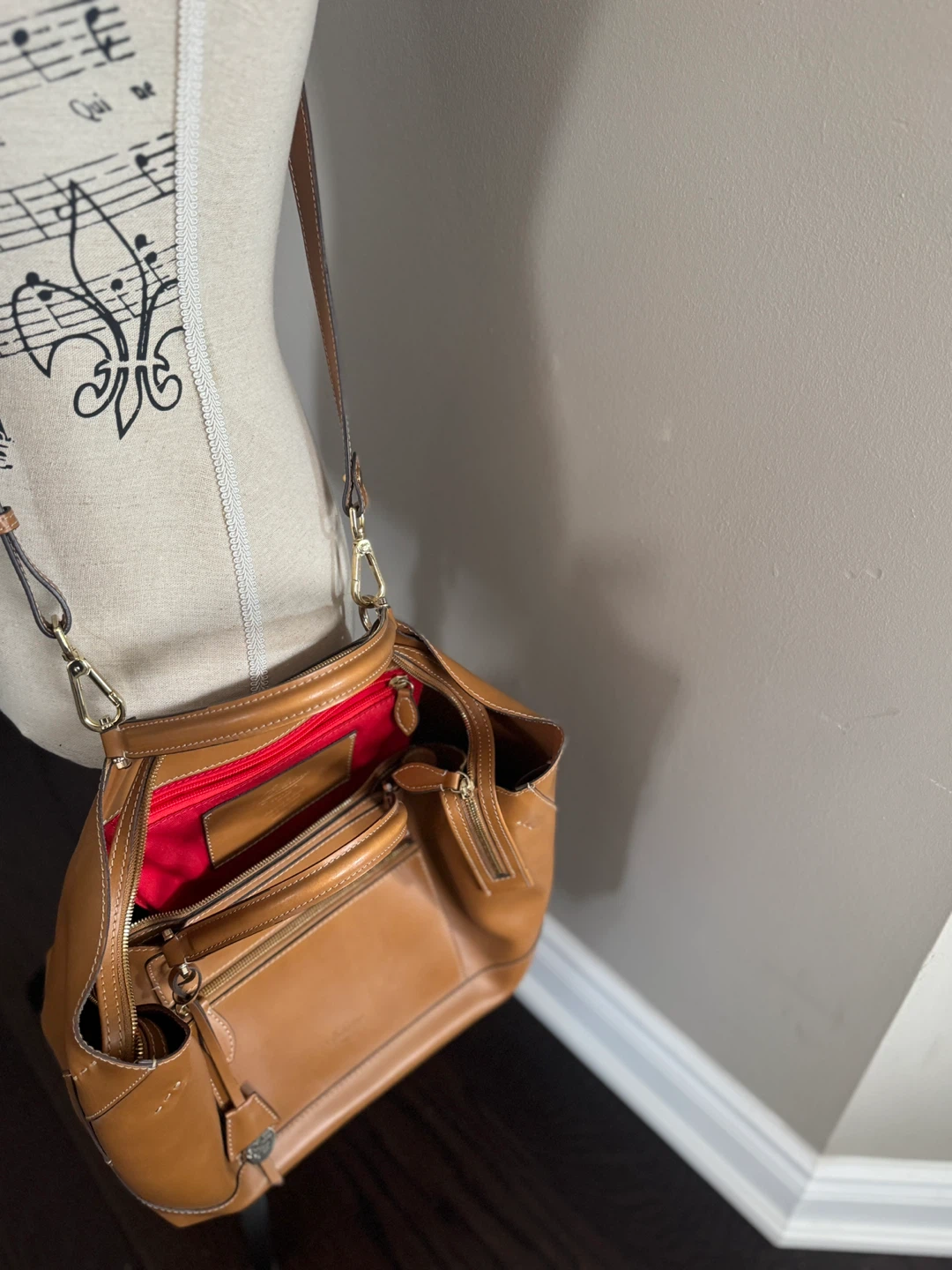 Baldini "Sellaeria" Leather Tote Bag - photo 4