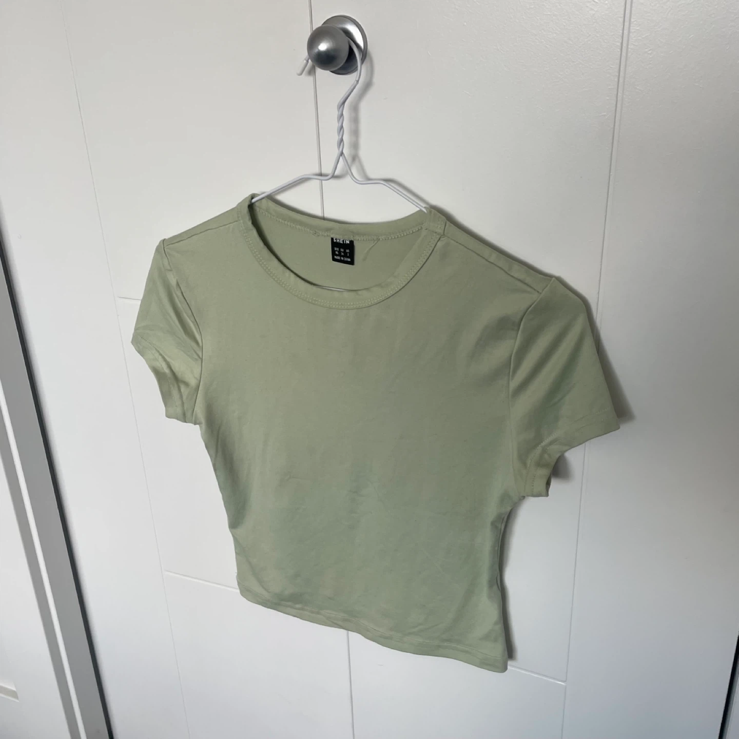 Green Cropped Tee