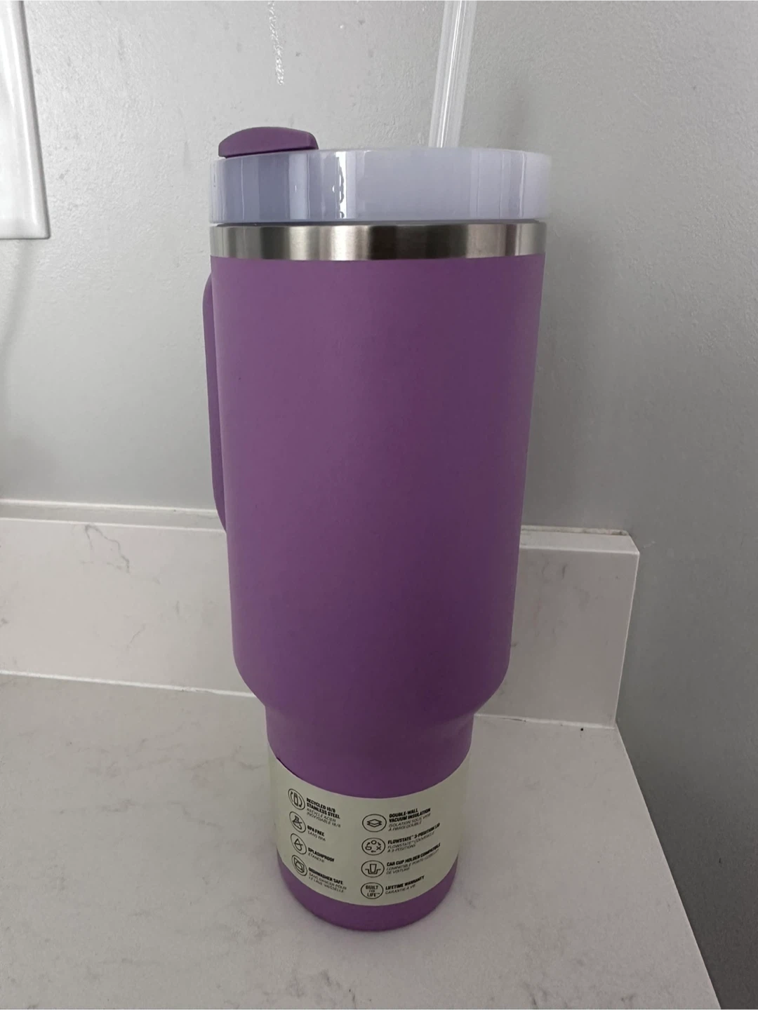 Brand new Stanley 40oz Quencher H2.0 Flowstate Tumbler - Lilac - photo 3