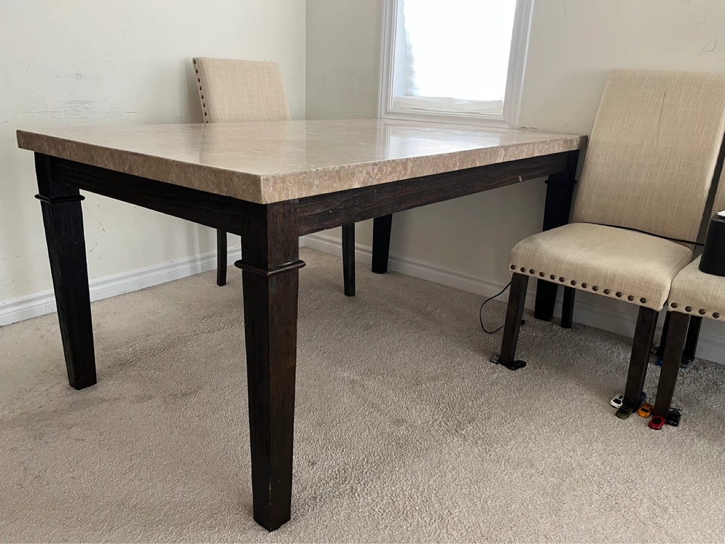 Marble Top Dining Table