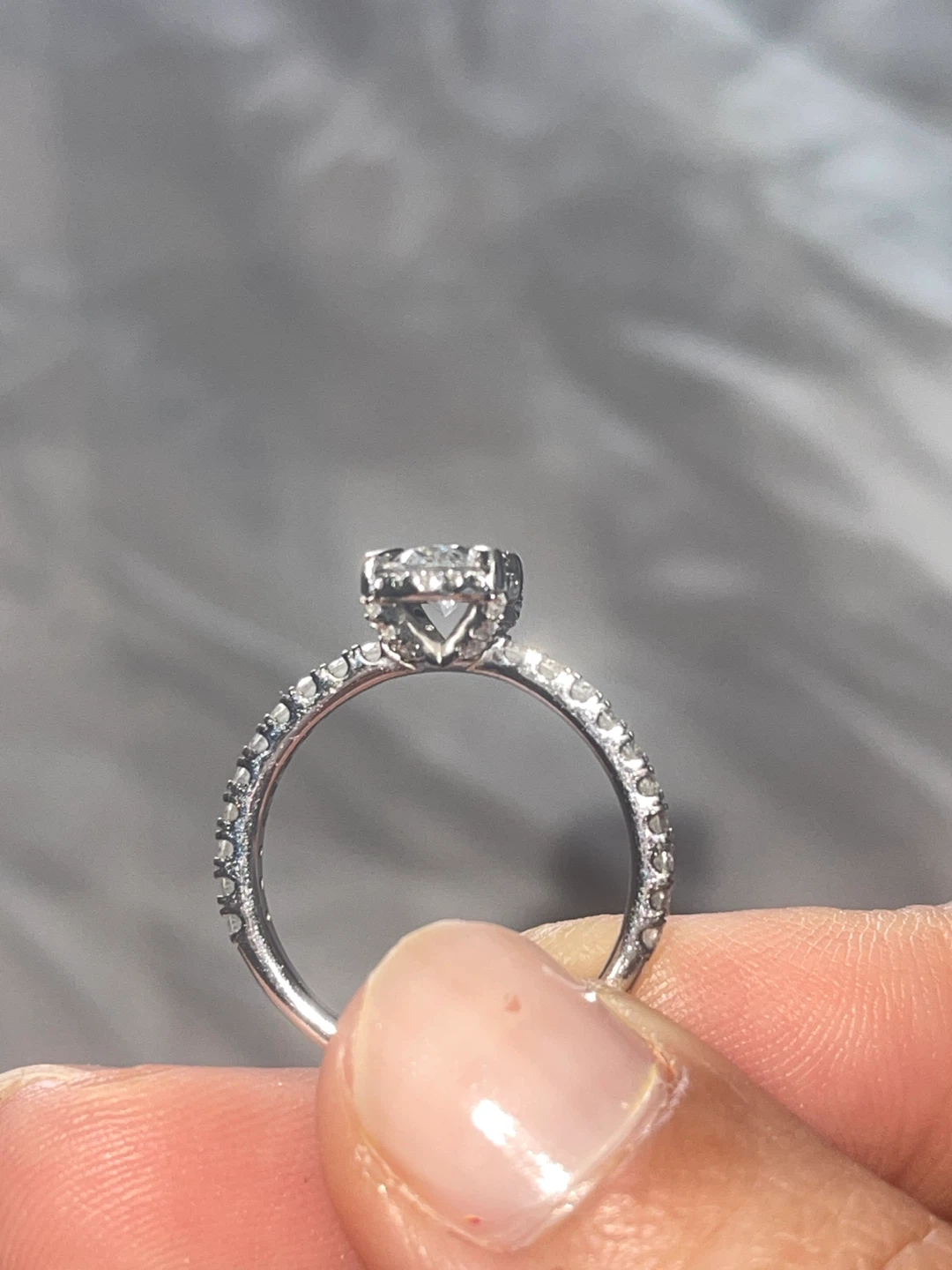 Oval Cut Diamond Engagement Ring - photo 2
