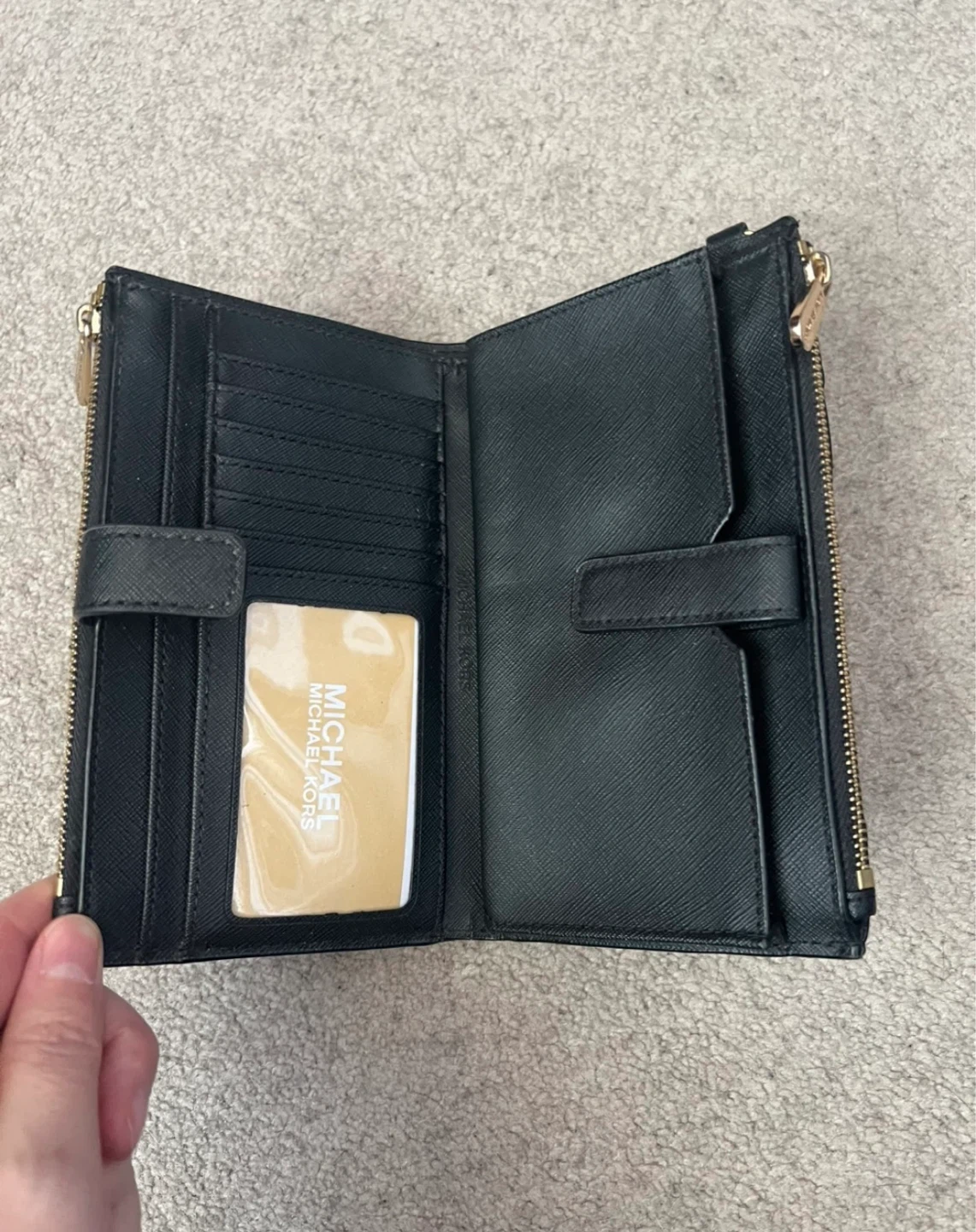 Michael Kors Black Saffiano Leather Wristlet Wallet - photo 3