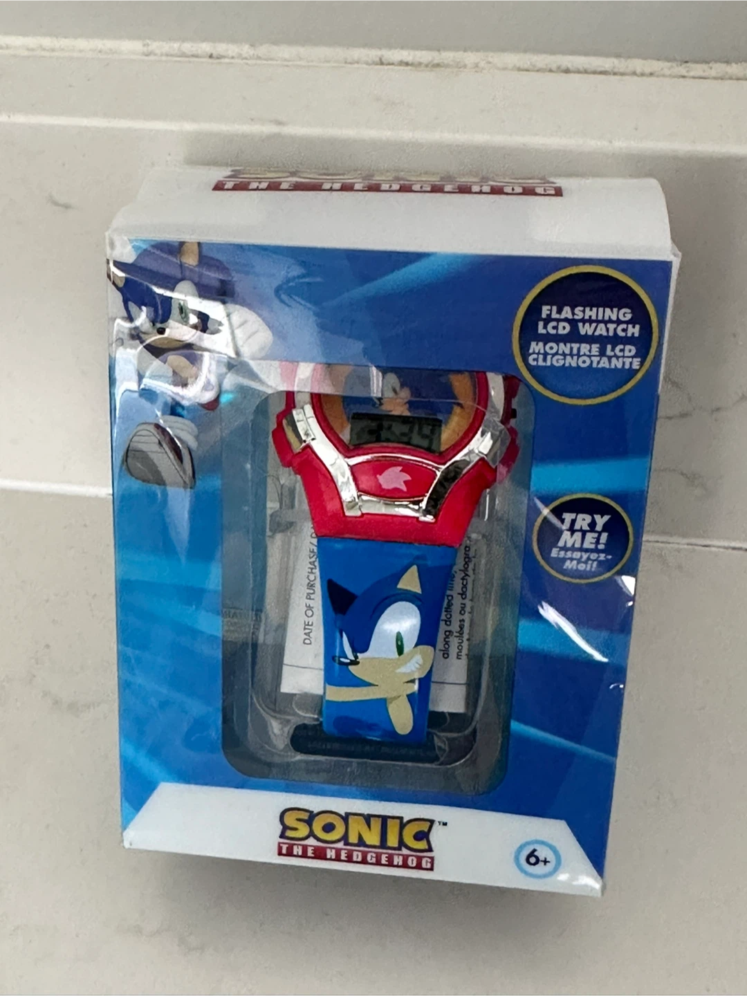 New Sonic the Hedgehog Flashing LCD Watch - photo 4