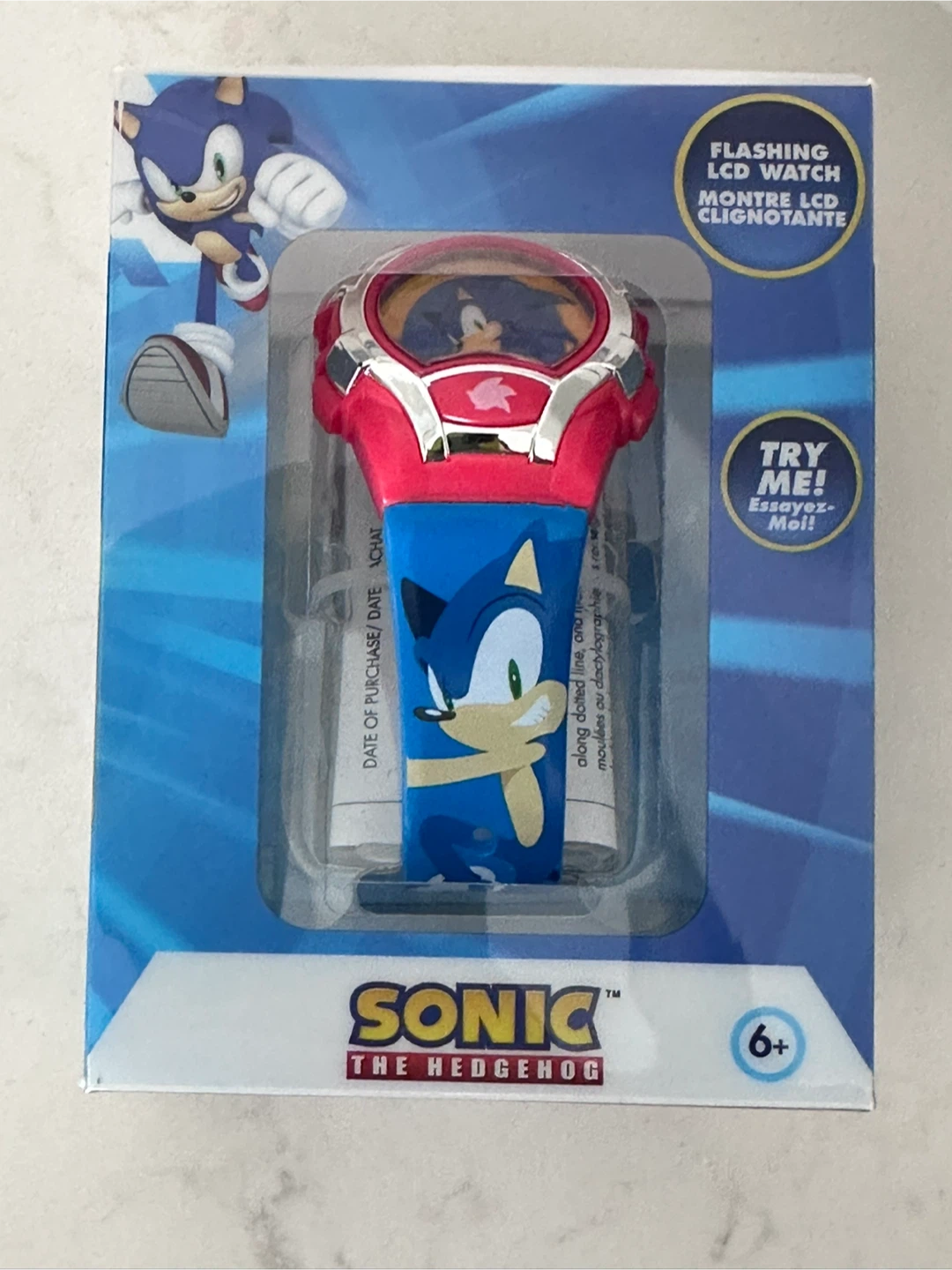 New Sonic the Hedgehog Flashing LCD Watch - photo 2