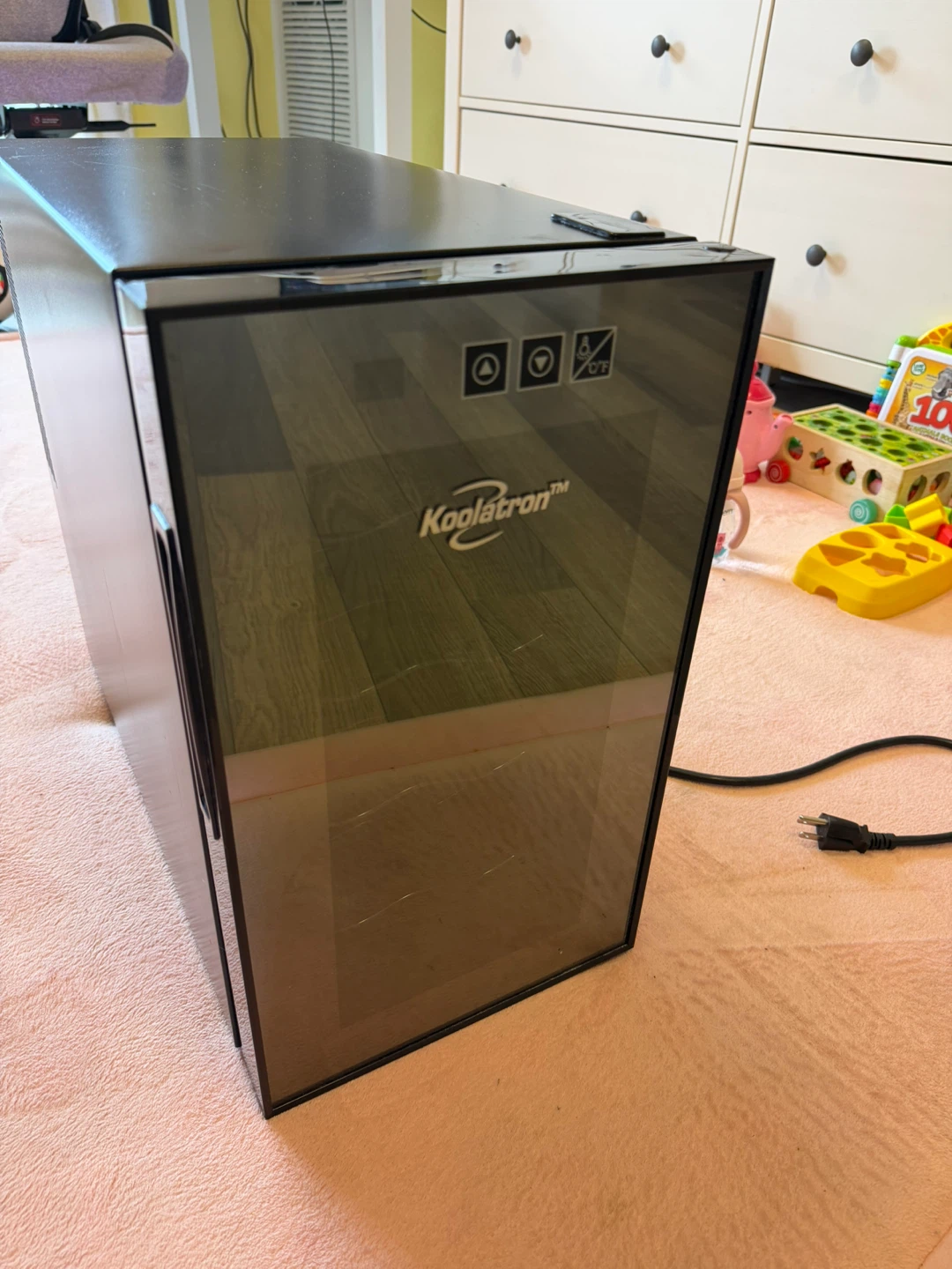Koolatron Black Beverage Cooler Fridge