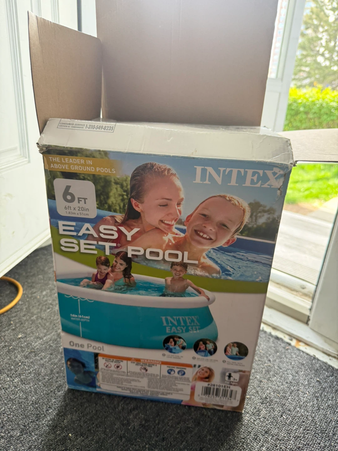 Intex 6 ft x 20 in Easy Set Pool