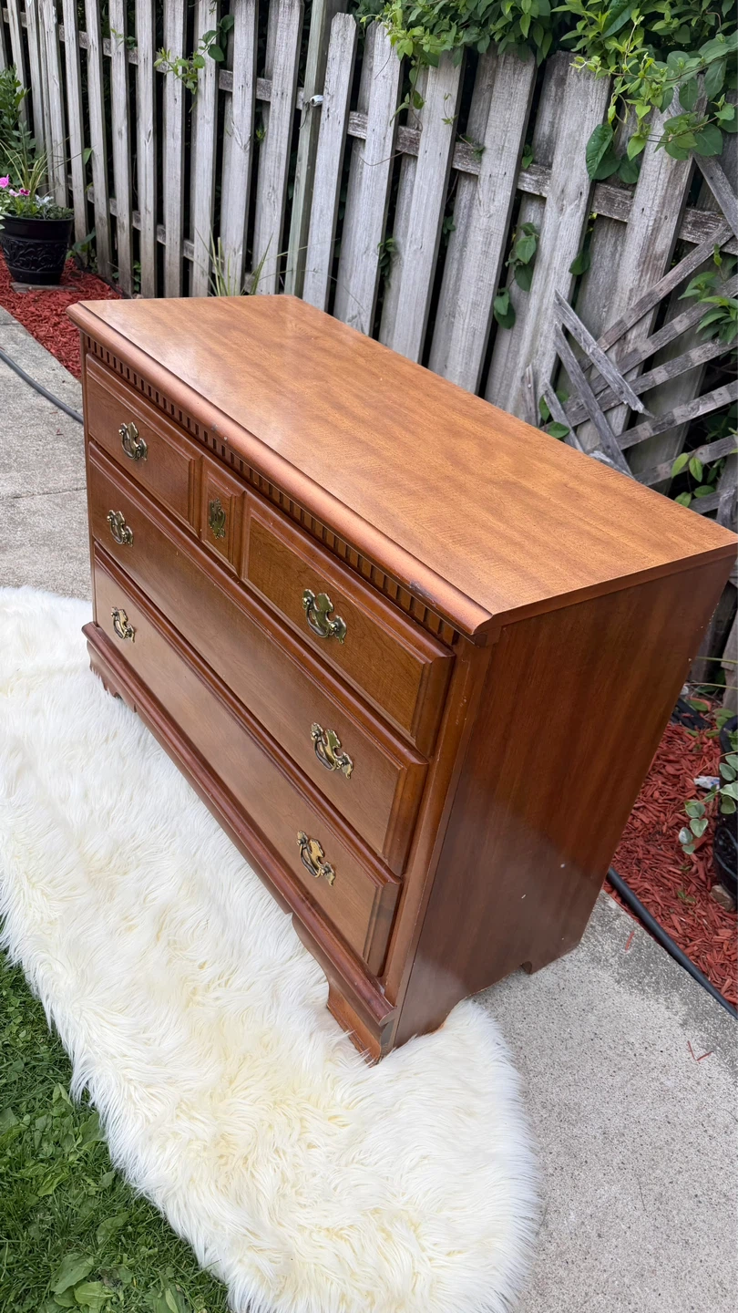 Wooden Dresser with 3 large Drawers - photo 3