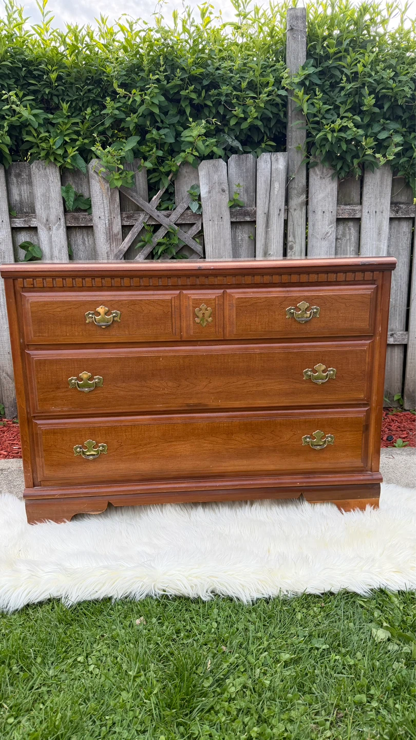 Wooden Dresser with 3 large Drawers