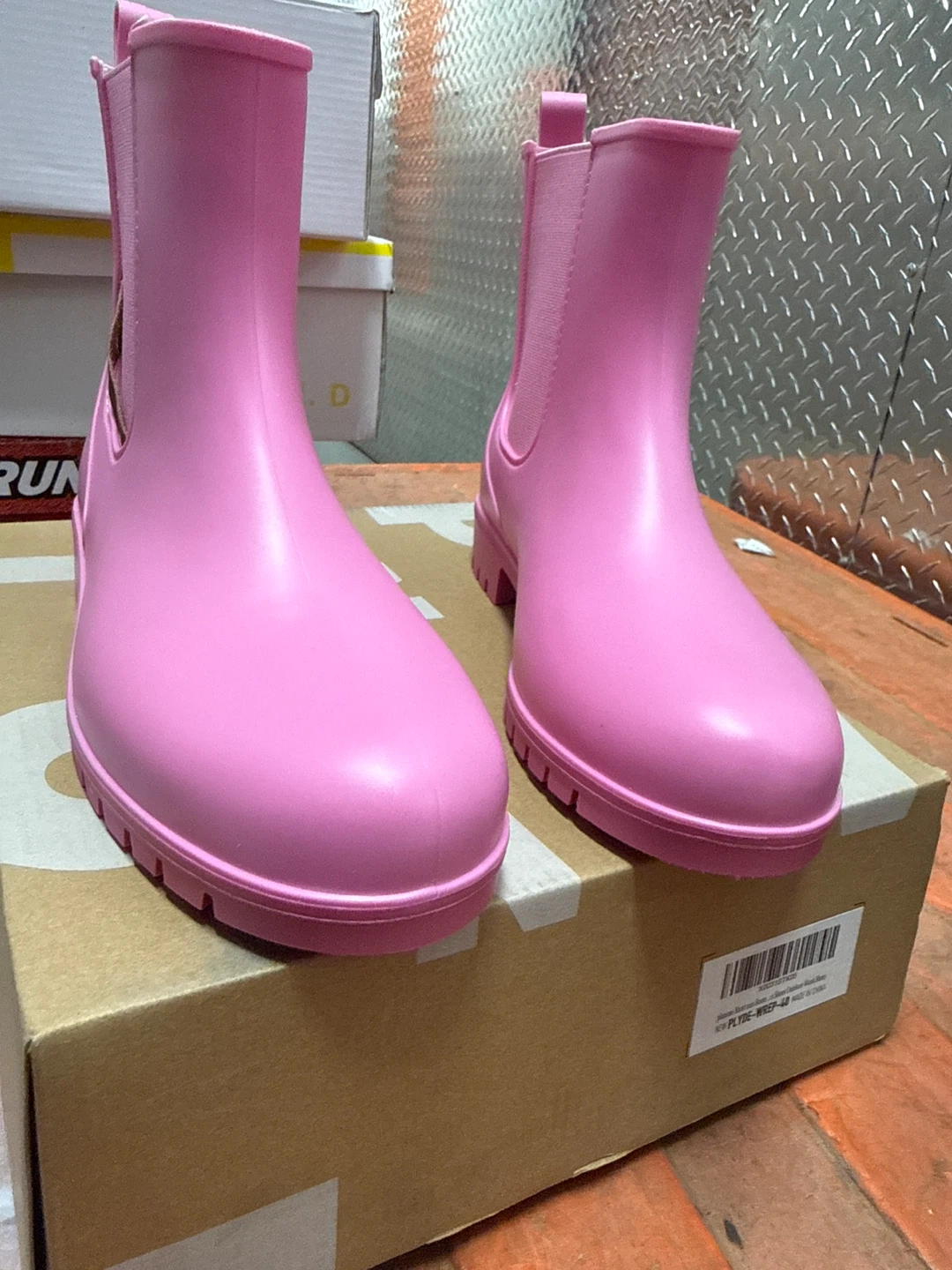 Planone Pink Short Rain Boots Size 40 - photo 5