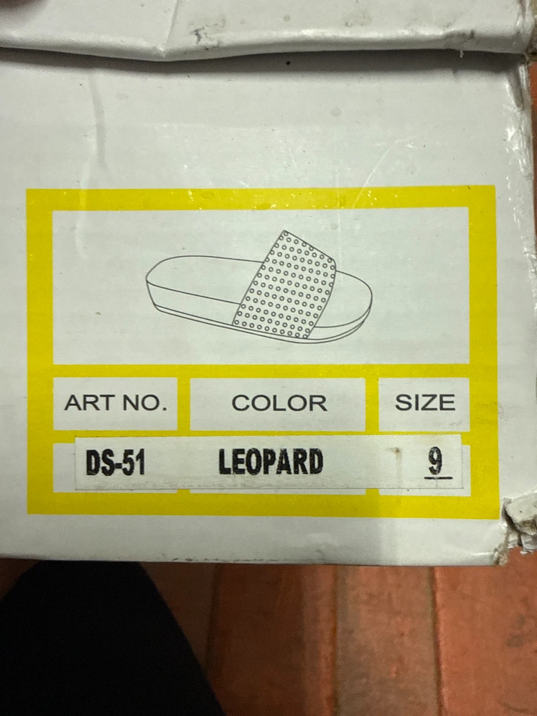 G.N.D. Leopard Slide Sandals Size 9 - photo 3
